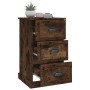 Mesita de noche madera contrachapada roble ahumado 39x39x67 cm de , Mesitas de noche - Ref: Foro24-816165, Precio: 61,08 €, D...