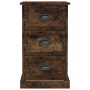 Mesita de noche madera contrachapada roble ahumado 39x39x67 cm de , Mesitas de noche - Ref: Foro24-816165, Precio: 61,08 €, D...