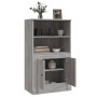 Aparador de madera contrachapada gris Sonoma 60x35,5x103,5 cm von , Sideboards - Ref: Foro24-816318, Preis: 90,53 €, Rabatt: %