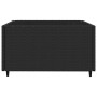 Juego de jardín con cojines 4 piezas ratán sintético negro by , Outdoor sofas - Ref: Foro24-319781, Price: 314,35 €, Discount: %