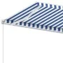 Retractable manual standing awning in orange and brown, 350x250 cm. by vidaXL, Awnings - Ref: Foro24-3069516, Price: 507,72 €...