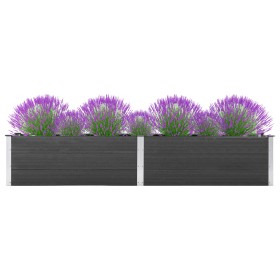 Arriate elevado de jardín WPC gris 200x50x54 cm von , Töpfe und Pflanzgefäße - Ref: Foro24-318095, Preis: 289,02 €, Rabatt: %