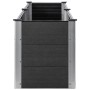Arriate elevado de jardín WPC gris 200x50x54 cm by , Pots and planters - Ref: Foro24-318095, Price: 290,21 €, Discount: %