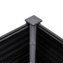 Arriate elevado de jardín WPC gris 200x50x54 cm by , Pots and planters - Ref: Foro24-318095, Price: 290,21 €, Discount: %