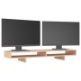 Soporte para monitor madera maciza de pino 100x27x14 cm by , Computer bases and risers - Ref: Foro24-814004, Price: 38,47 €, ...