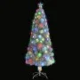 Künstlicher Weihnachtsbaum mit weißer LED-Faseroptik 210 cm von vidaXL, Weihnachtsbäume - Ref: Foro24-328452, Preis: 95,54 €,...