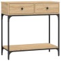Mesa consola madera de ingeniería roble Sonoma 75x34,5x75 cm by , Side tables - Ref: Foro24-833399, Price: 90,34 €, Discount: %