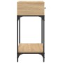 Mesa consola madera de ingeniería roble Sonoma 75x34,5x75 cm by , Side tables - Ref: Foro24-833399, Price: 90,34 €, Discount: %