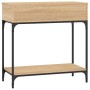 Mesa consola madera de ingeniería roble Sonoma 75x34,5x75 cm de , Mesas auxiliares - Ref: Foro24-833399, Precio: 90,47 €