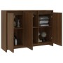 Aparador de madera de ingeniería marrón roble 102x33x75 cm von , Sideboards - Ref: Foro24-813016, Preis: 123,44 €, Rabatt: %