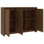 Aparador de madera de ingeniería marrón roble 102x33x75 cm von , Sideboards - Ref: Foro24-813016, Preis: 123,44 €, Rabatt: %