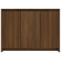 Aparador de madera de ingeniería marrón roble 102x33x75 cm von , Sideboards - Ref: Foro24-813016, Preis: 123,44 €, Rabatt: %