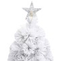 Artificial Christmas tree with white LED fiber optics 210 cm by vidaXL, Christmas trees - Ref: Foro24-328452, Price: 97,02 €,...