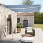 Toldo de pie automático azul y blanco 300x250 cm by vidaXL, Awnings - Ref: Foro24-3069506, Price: 422,93 €, Discount: %