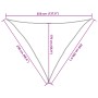 Toldo de vela HDPE negro 160 g/m² 2,5x2,5x3,5 m by , Umbrellas - Ref: Foro24-311746, Price: 18,77 €, Discount: %