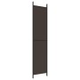 Biombo divisor de 3 paneles de tela marrón 150x220 cm by , Room dividers - Ref: Foro24-350195, Price: 34,29 €, Discount: %