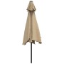 Sombrilla de jardín con palo de metal taupe 300 cm von , Sonnenschirme - Ref: Foro24-44500, Preis: 69,82 €, Rabatt: %