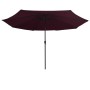 Sombrilla de jardín con palo de metal rojo burdeos 390 cm von , Sonnenschirme - Ref: Foro24-47382, Preis: 82,89 €, Rabatt: %