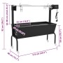 Espetón de asado/barbacoa eléctrica de acero inoxidable by , Barbecues - Ref: Foro24-49326, Price: 248,44 €, Discount: %