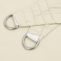 Toldo de vela triangular tela Oxford color crema 4x5x5 m by , Umbrellas - Ref: Foro24-135234, Price: 29,32 €, Discount: %