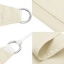 Toldo de vela triangular tela Oxford color crema 4x5x5 m by , Umbrellas - Ref: Foro24-135234, Price: 29,32 €, Discount: %