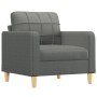 Juego de sofás con cojines 3 piezas tela gris oscuro de , Sofás - Ref: Foro24-3201259, Precio: 671,66 €, Descuento: %