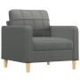 Juego de sofás con cojines 4 piezas tela gris oscuro by , Sofas - Ref: Foro24-3201267, Price: 738,86 €, Discount: %