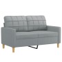 Juego de sofás con cojines 2 piezas tela gris claro von , Sofas - Ref: Foro24-3201290, Preis: 451,14 €, Rabatt: %