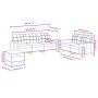 Juego de sofás con cojines 3 piezas tela gris oscuro by , Sofas - Ref: Foro24-3201315, Price: 597,84 €, Discount: %