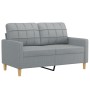 Juego de sofás con cojines 2 piezas tela gris claro von , Sofas - Ref: Foro24-3201322, Preis: 524,63 €, Rabatt: %