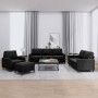 Juego de sofás con cojines 4 piezas terciopelo negro by , Sofas - Ref: Foro24-3201491, Price: 699,00 €, Discount: %