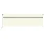 Toldo automático persiana LED sensor de viento crema 5x3 m by vidaXL, Awnings - Ref: Foro24-3069472, Price: 667,12 €, Discoun...