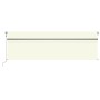 Toldo automático persiana LED sensor de viento crema 5x3 m by vidaXL, Awnings - Ref: Foro24-3069472, Price: 604,65 €, Discoun...