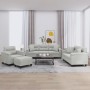Juego de sofás con cojines 4 piezas tela microfibra gris claro by , Sofas - Ref: Foro24-3202309, Price: 902,99 €, Discount: %