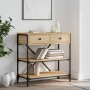 Mesa consola madera de ingeniería roble Sonoma 75x34,5x75 cm von , Seitentische - Ref: Foro24-833409, Preis: 101,24 €, Rabatt: %