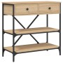 Mesa consola madera de ingeniería roble Sonoma 75x34,5x75 cm von , Seitentische - Ref: Foro24-833409, Preis: 101,24 €, Rabatt: %