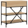 Mesa consola madera de ingeniería roble Sonoma 75x34,5x75 cm von , Seitentische - Ref: Foro24-833409, Preis: 101,24 €, Rabatt: %