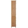 Estantería 4 puertas madera roble macizo y cristal 90x35x200cm by , Bookcases and shelves - Ref: Foro24-289180, Price: 596,71...