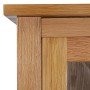 Estantería 4 puertas madera roble macizo y cristal 90x35x200cm by , Bookcases and shelves - Ref: Foro24-289180, Price: 596,71...