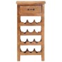 Botellero de madera maciza de acacia 40x30x80 cm by , Wine racks - Ref: Foro24-287482, Price: 182,14 €, Discount: %
