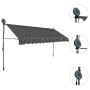 Toldo manual retráctil con LED gris antracita 400 cm von , Markisen - Ref: Foro24-145868, Preis: 133,48 €, Rabatt: %