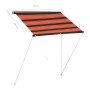 Toldo retráctil naranja y marrón 150x150 cm von , Markisen - Ref: Foro24-145894, Preis: 40,40 €, Rabatt: %