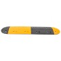 Badén de velocidad caucho amarillo y negro 129x32,5x4 cm