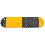 Badén de velocidad caucho amarillo y negro 129x32,5x4 cm