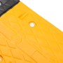 Badén de velocidad caucho amarillo y negro 129x32,5x4 cm