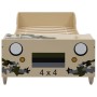 Cama con forma de coche todoterreno niños 90x200 cm camuflaje by , Cribs and beds for children - Ref: Foro24-244013, Price: 2...