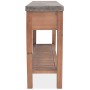 Mesa consola de madera de abeto maciza 122x35x80 cm by , Side tables - Ref: Foro24-245460, Price: 296,29 €, Discount: %
