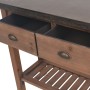Mesa consola de madera de abeto maciza 122x35x80 cm by , Side tables - Ref: Foro24-245460, Price: 296,29 €, Discount: %