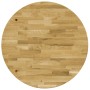 Superficie de mesa redonda madera maciza de roble 44 mm 400 mm von , Tischplatten - Ref: Foro24-245992, Preis: 65,74 €, Rabat...