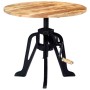 Mesa auxiliar madera de mango y hierro fundido 60x(46-63) cm by , Side tables - Ref: Foro24-247915, Price: 130,66 €, Discount: %
